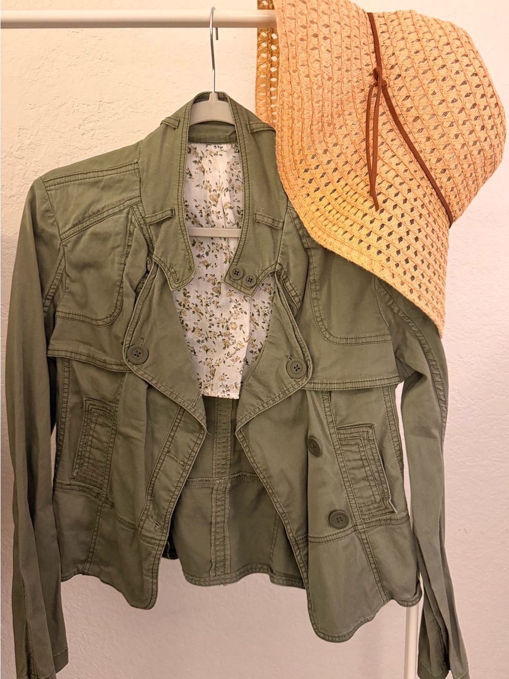 Olive Green Women's Utility Jacket